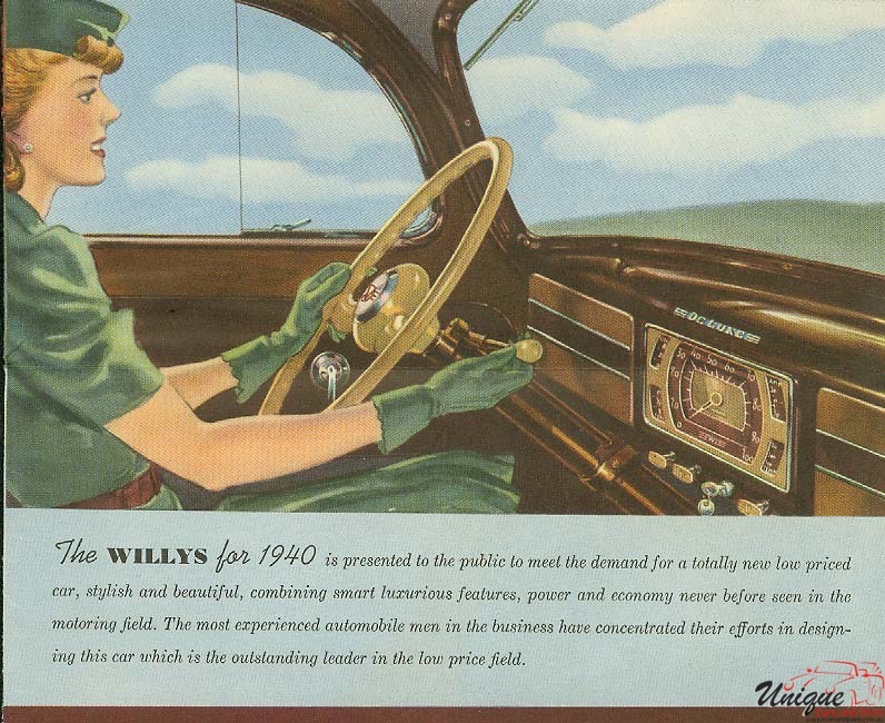 1940 Willys Brochure Page 5